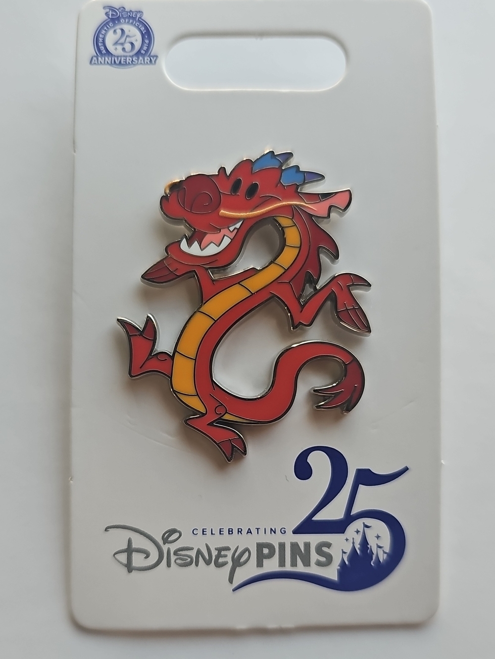 (3/$45) Disney sidekick Mushu pin from Mulan